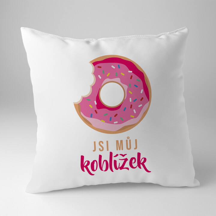 Jsi můj koblížek - polštář