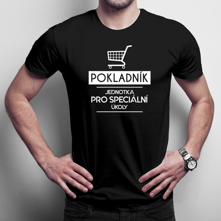 Pokladník- jednotka pro speciální úkoly - pánské tričko s potiskem