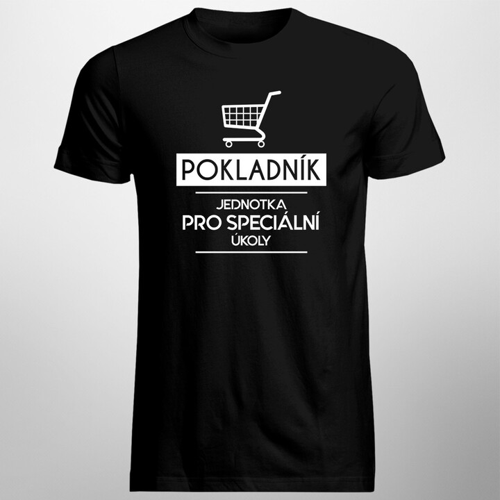 Pokladník- jednotka pro speciální úkoly - pánské tričko s potiskem
