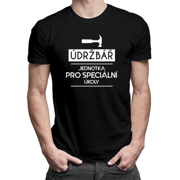 Údržbář - jednotka pro speciální úkoly - pánské tričko s potiskem