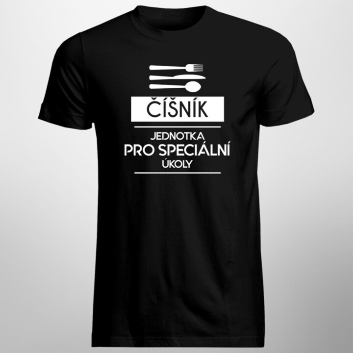 Číšník - jednotka pro speciální úkoly - pánské tričko s potiskem