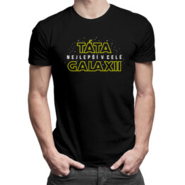 Nejlepší táta v celé galaxii - pánské tričko s potiskem