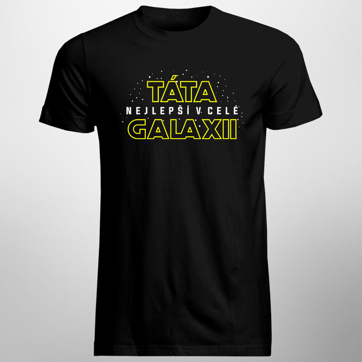 Nejlepší táta v celé galaxii - pánské tričko s potiskem