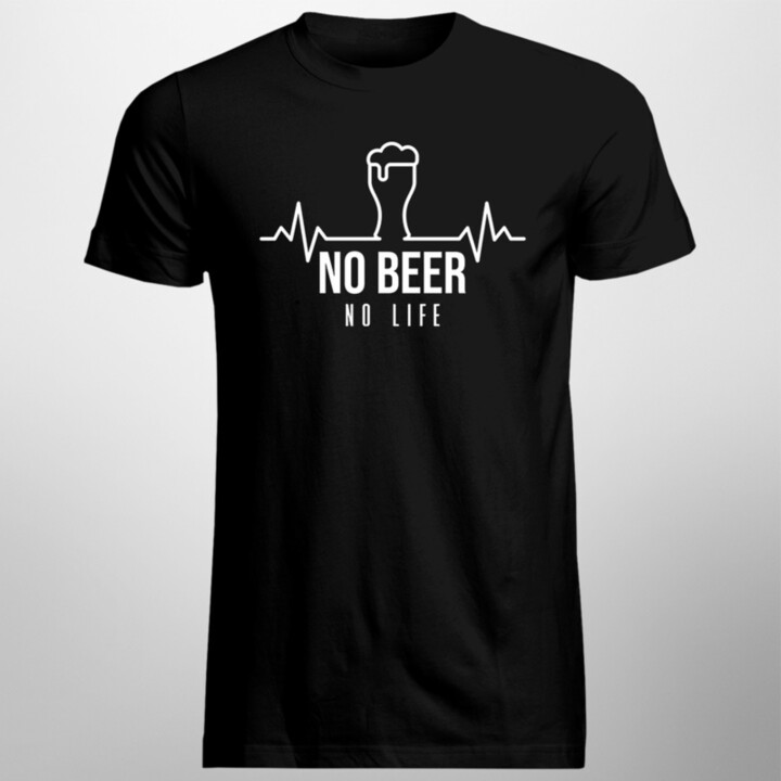No beer no life - pánské tričko s potiskem