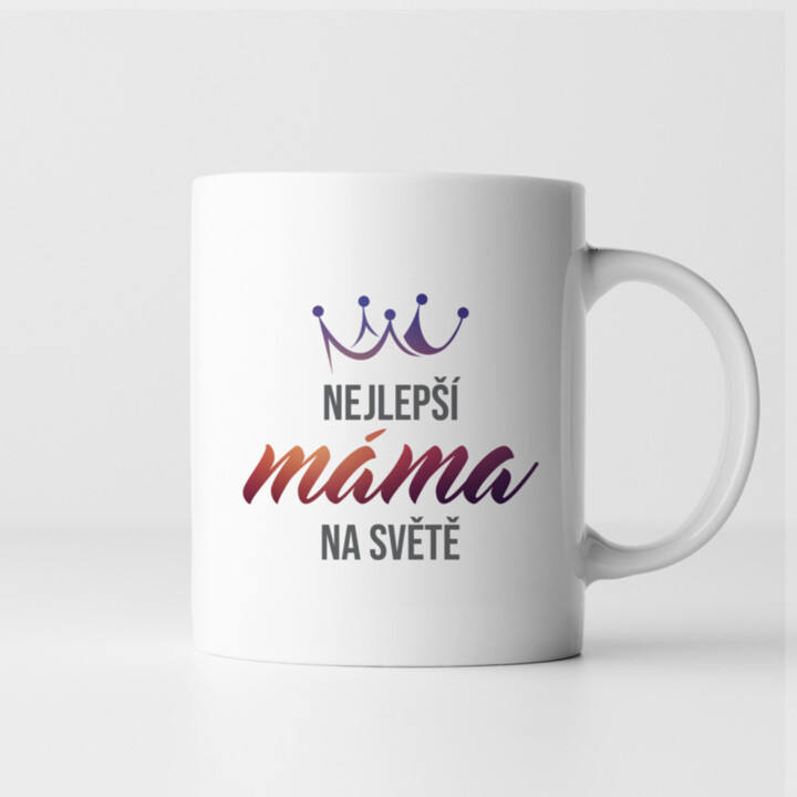 Nejlepší máma na světě - hrnek s potiskem