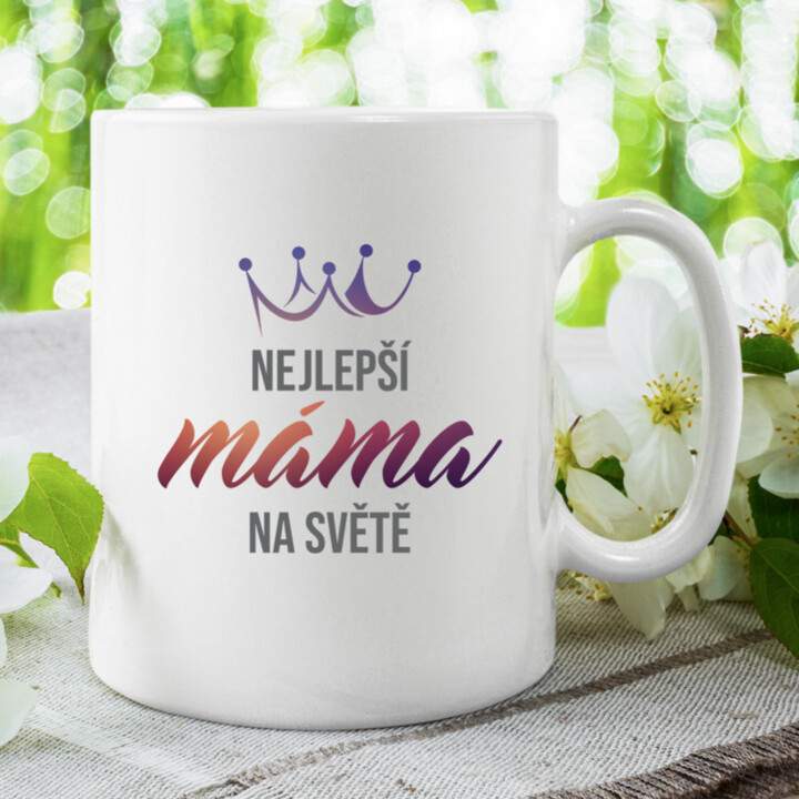 Nejlepší máma na světě - hrnek s potiskem