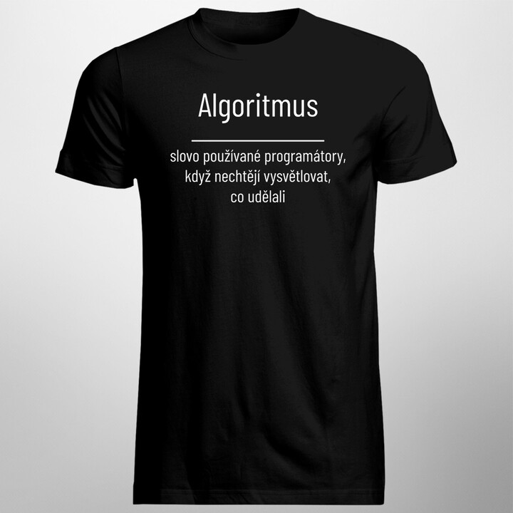 Algoritmus - pánské tričko s potiskem