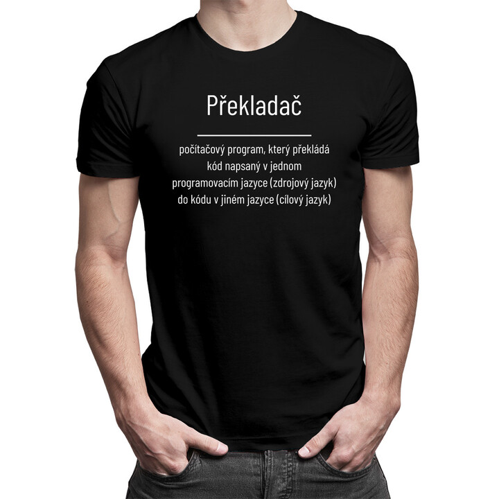 Překladač - pánské tričko s potiskem