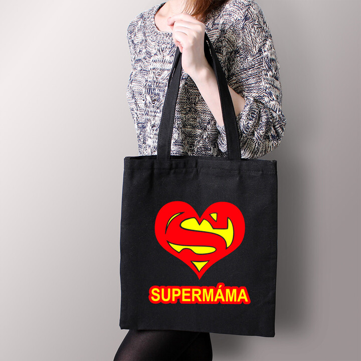 Supermama - taška s potiskem