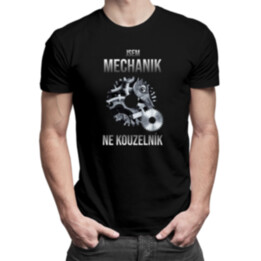 Jsem mechanik, ne kouzelník - pánské tričko s potiskem
