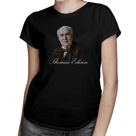 Thomas Edison - dámské tričko s potiskem