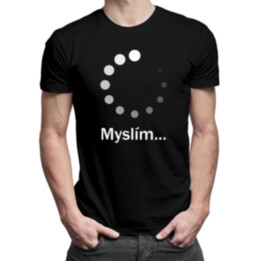 Myslím - pánské tričko s potiskem