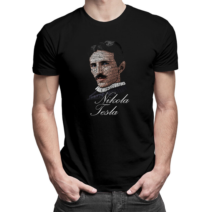 Nikola Tesla - pánské tričko s potiskem