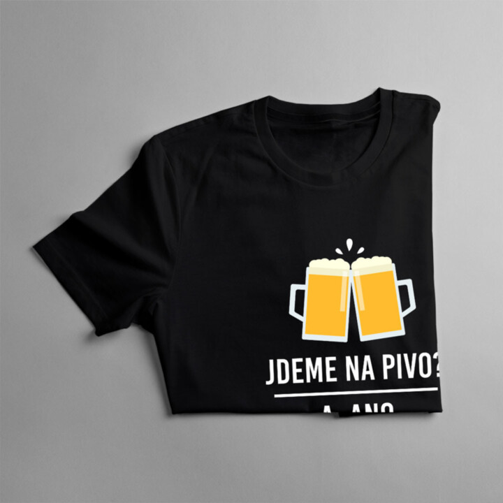 Jdeme na pivo? - dámské tričko s potiskem