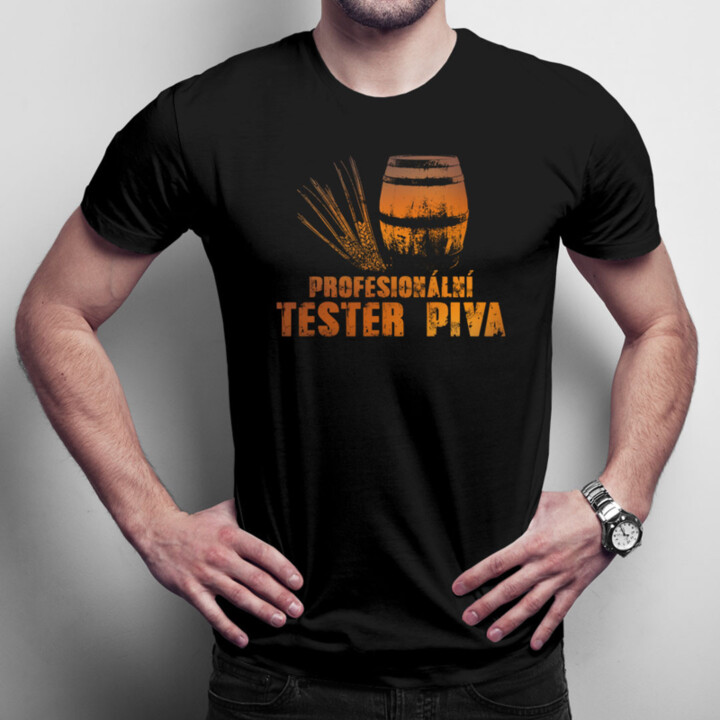 Profesionální tester piva - pánské tričko s potiskem