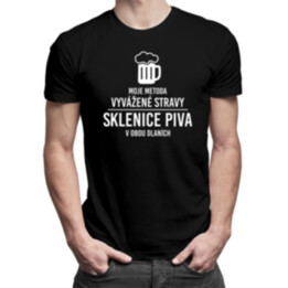 Moje metoda vyvážené stravy - pánské tričko s potiskem