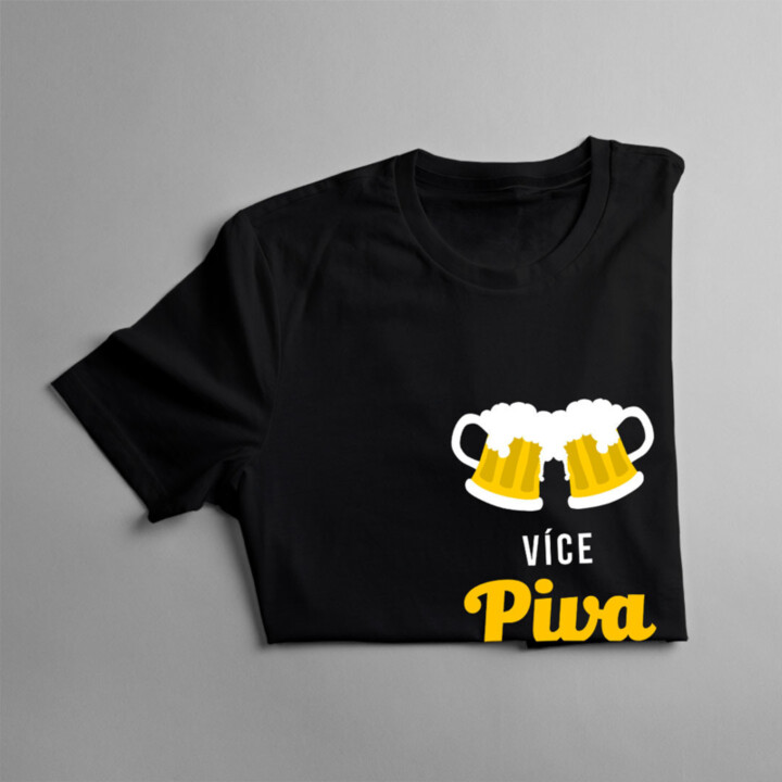 Více piva, lepší karaoke - pánské tričko s potiskem