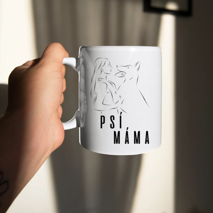 Psí máma - hrnek