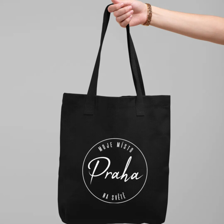 Praha - moje místo na světě - taška s potiskem
