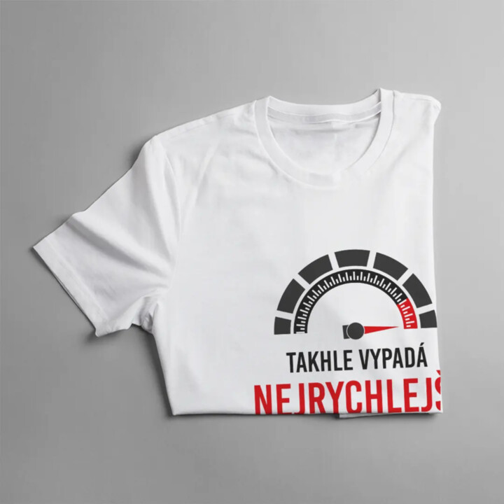 Takhle vypadá nejrychlejší motorkář - pánské tričko s potiskem