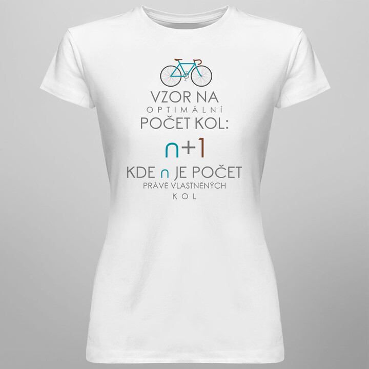 Vzor na optimální počet kol v1 - dámské tričko s potiskem