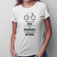 Život je jak kolo - pro rovnováhu se musíš hýbat kupředu - dámské tričko s potiskem