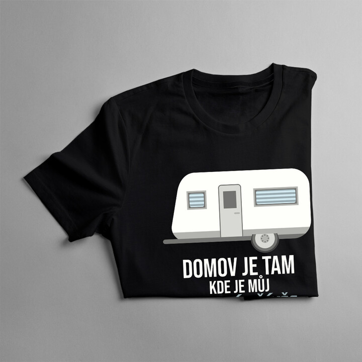 Domov je tam, kde je můj obytný přívěs - dámské tričko s potiskem