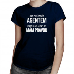 Jsem pojišťovacím agentem - dámské tričko s potiskem