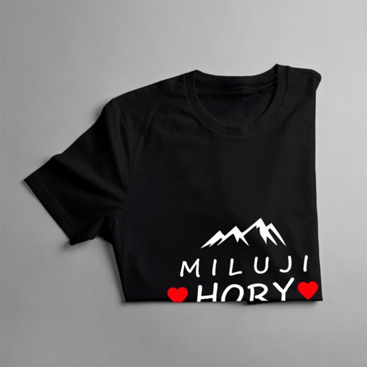 Miluji hory - dámské tričko s potiskem