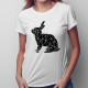Geometric bunny - dámské tričko s potiskem