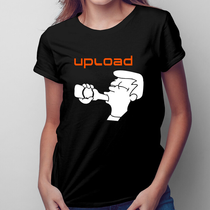 Upload - dámské tričko s potiskem