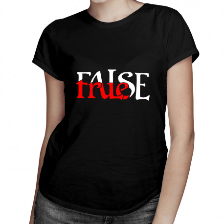 True/False - dámské tričko s potiskem