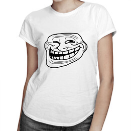 Trollface - dámské tričko s potiskem