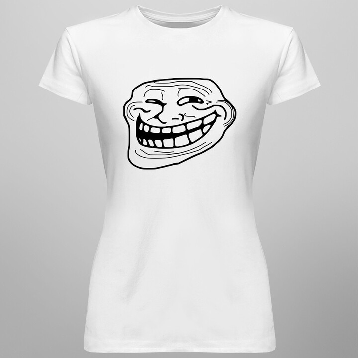 Trollface - dámské tričko s potiskem
