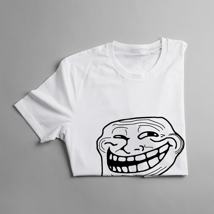 Trollface - dámské tričko s potiskem