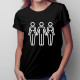 Threesome - dámské tričko s potiskem