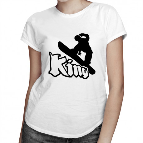 Snowboard king - dámské tričko s potiskem