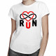 Run Infinity - dámské tričko s potiskem