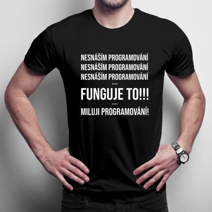 Zasaď rostliny! Zachraň včely! - pánské tričko s potiskem