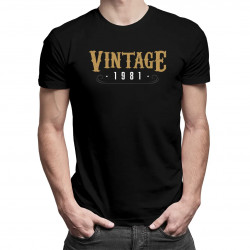 Vintage 1981 - pánské tričko s potiskem
