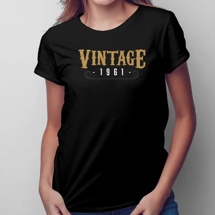 Vintage 1961 - dámské tričko s potiskem