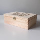 50 let - všechny části originál - dřevěná krabička s gravírováním