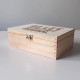 40 let - všechny části originál - dřevěná krabička s gravírováním