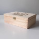 30 let - všechny části originál - dřevěná krabička s gravírováním
