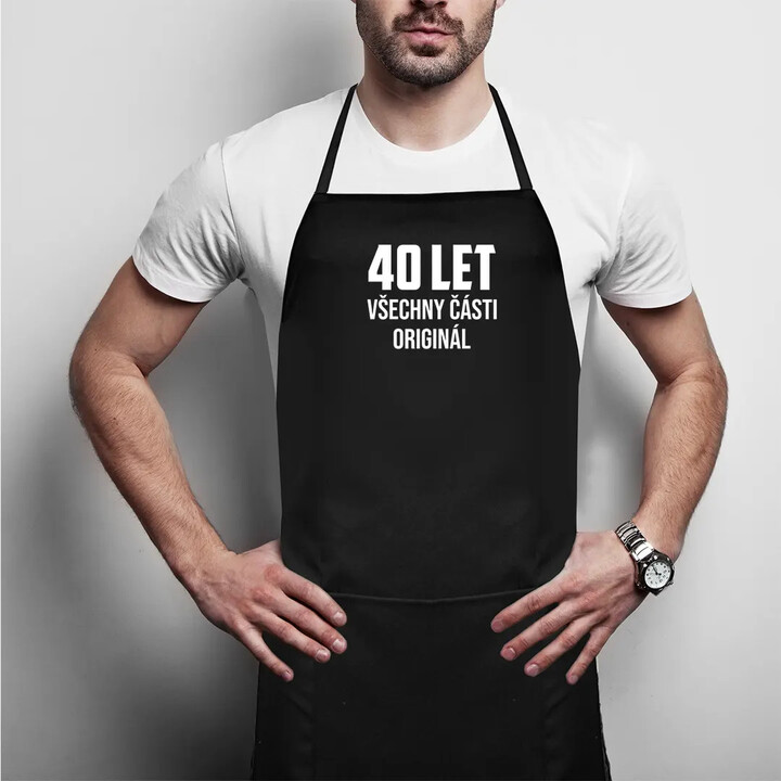 40 let - všechny části originál - zástěra