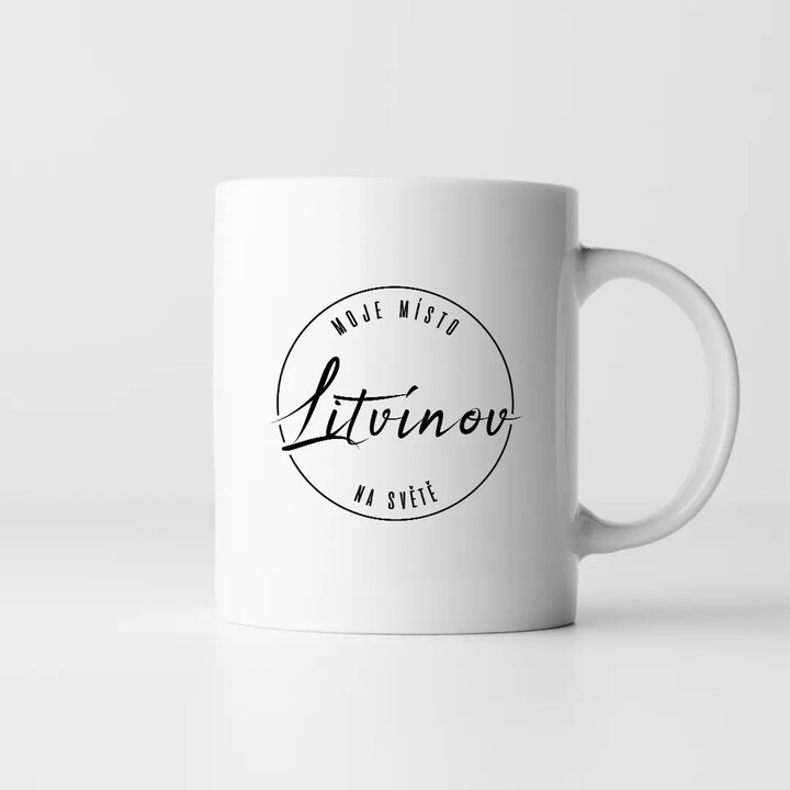 Litvínov - moje místo na světě - hrnek s potiskem