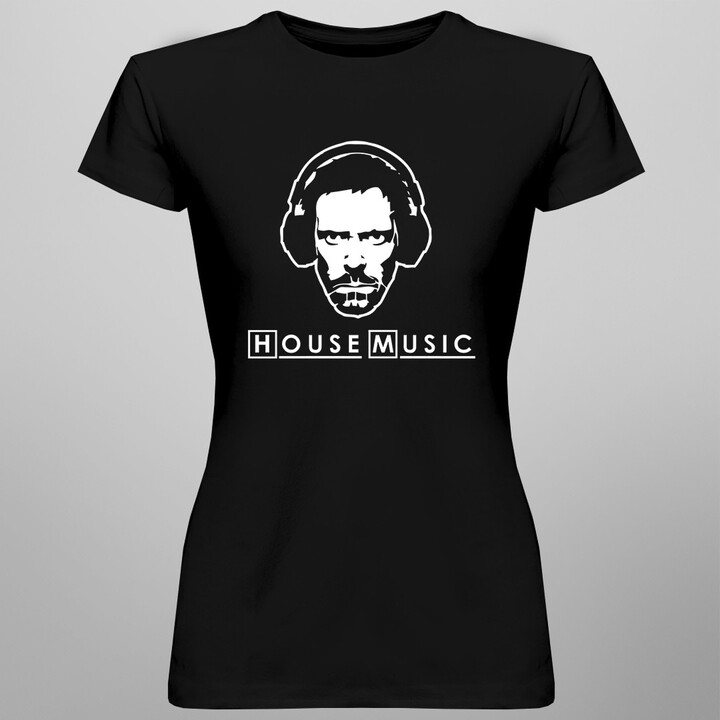 (Dr) House Music - dámské tričko s potiskem