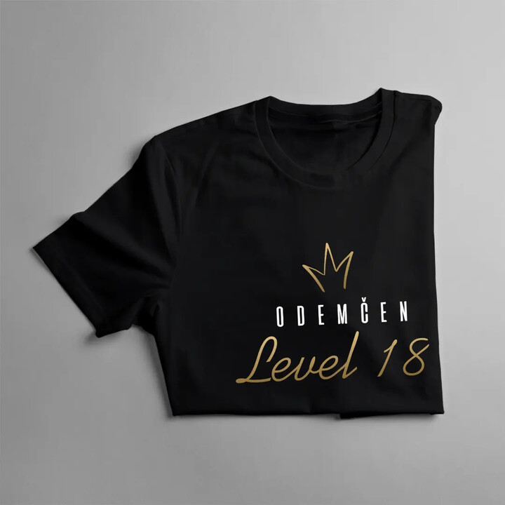 Odemčen level 18 - pánské tričko s potiskem