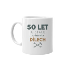 50 let a stále v původních dílech - hrnek s potiskem