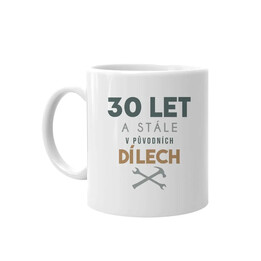 30 let a stále v původních dílech - hrnek s potiskem